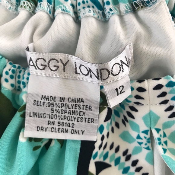 Sundress from Maggie London In Turquoise Print - Picture 8 of 8
